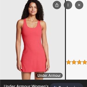 Under armour golf dress Coral Sleeveless Dress never worn